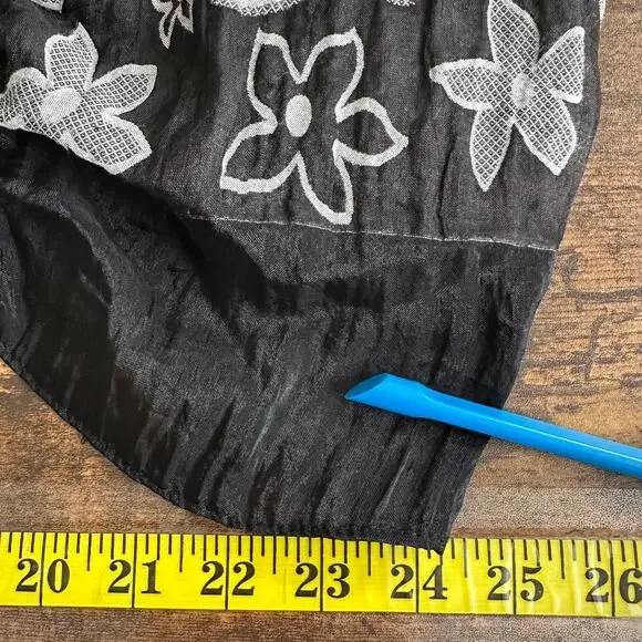 Anthropologie Lapis Strapless Smocked Floral Dress Fairy Whimsygoth Festival GUC - Picture 6 of 10